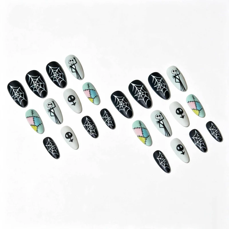 Kreatives Themen-Halloween-Nagelkunst-Set
