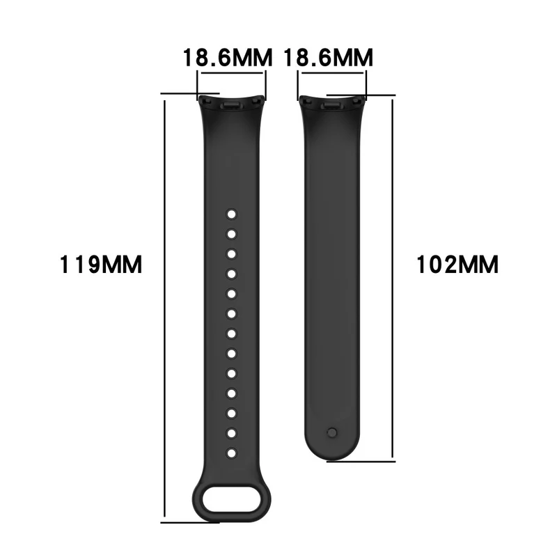 Mega Gut Xiaomi Smart Band 8 Silikon / Tpu Armband