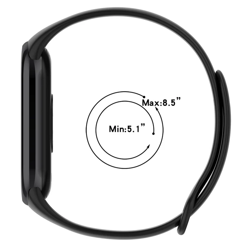 Mega Gut Xiaomi Smart Band 8 Silikon / Tpu Armband