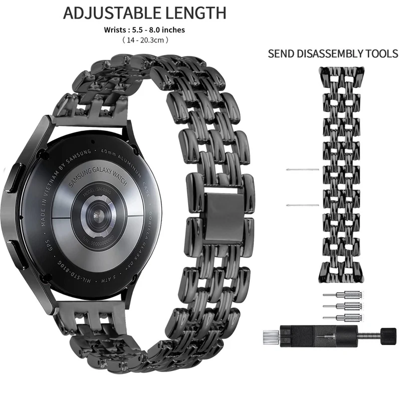 Sehr Robust Samsung Smartwatch Metall Universell Armband