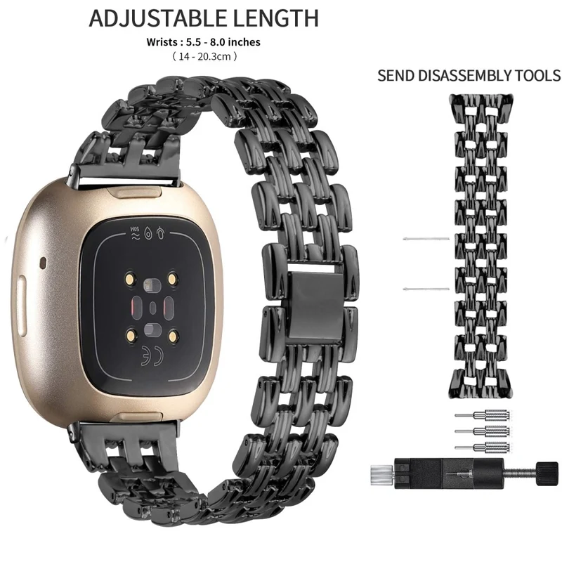 Fitbit Sense 2 / Fitbit Versa 4 Metall Universell Armband