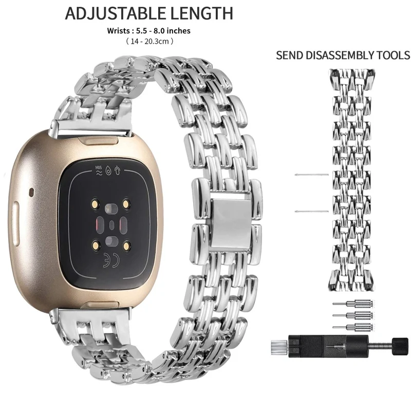 Fitbit Sense 2 / Fitbit Versa 4 Metall Universell Armband
