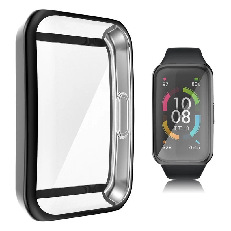 Unglaublich Stylisch Honor Band 6 Silikon / TPU Hülle
