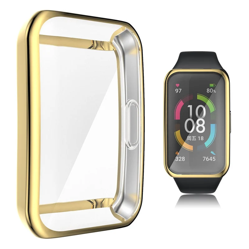 Unglaublich Stylisch Honor Band 6 Silikon / TPU Hülle