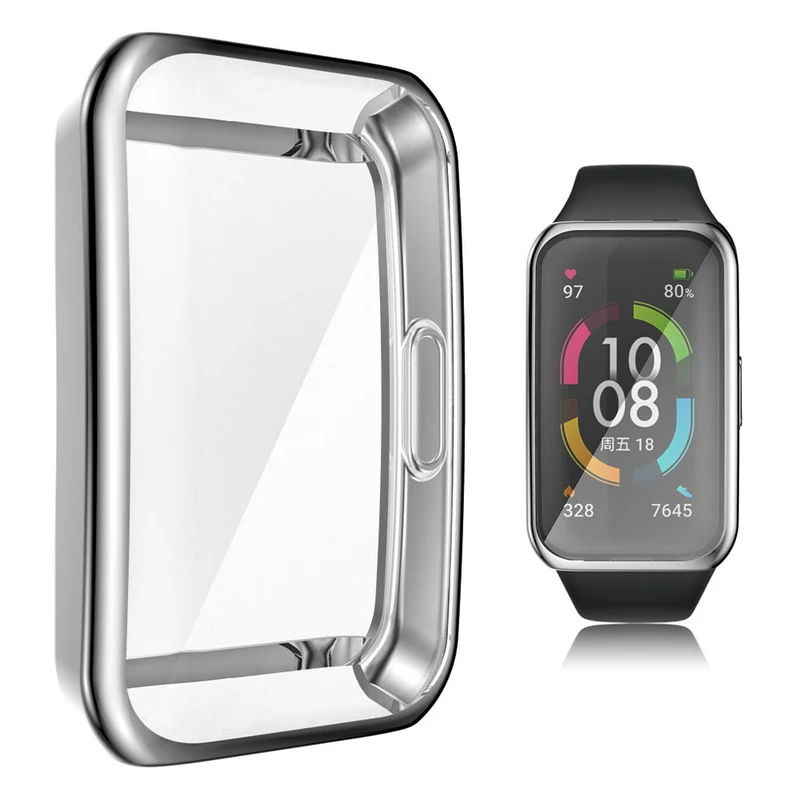 Unglaublich Stylisch Honor Band 6 Silikon / TPU Hülle