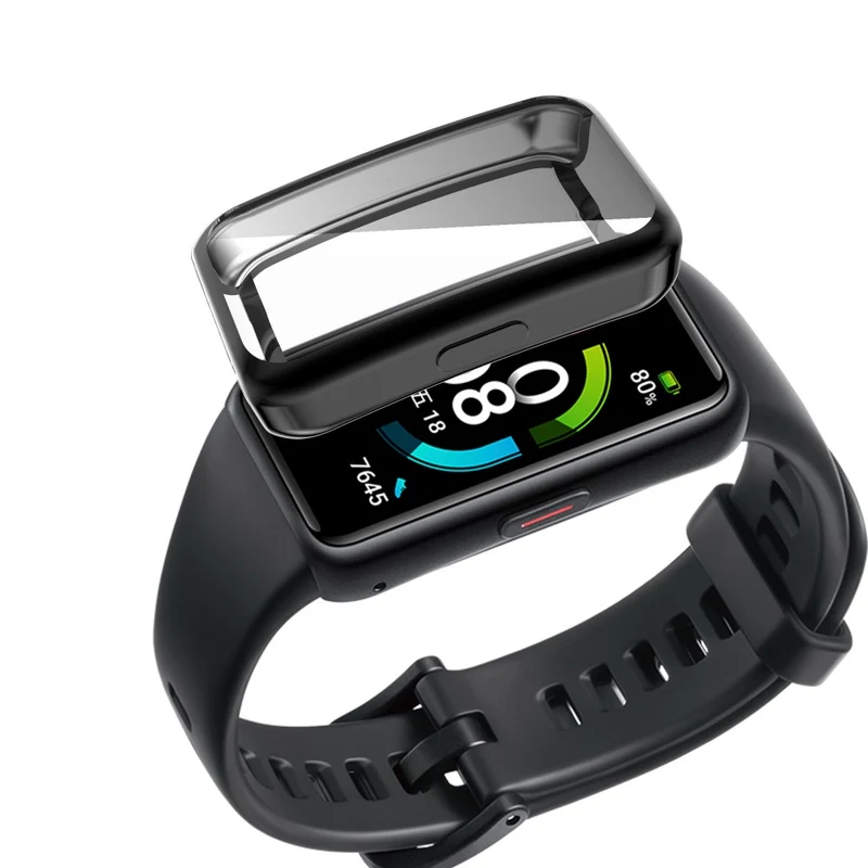 Unglaublich Stylisch Honor Band 6 Silikon / TPU Hülle