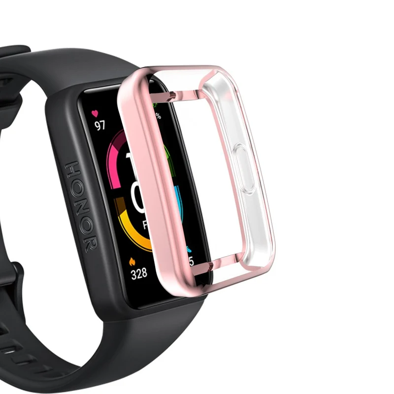 Unglaublich Stylisch Honor Band 6 Silikon / TPU Hülle