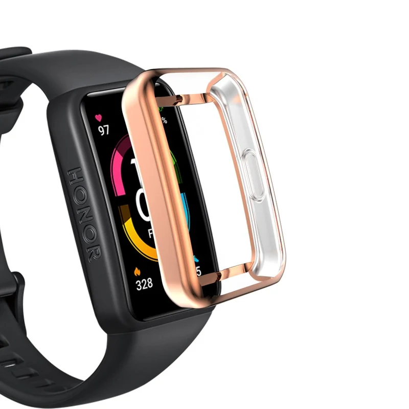 Unglaublich Stylisch Honor Band 6 Silikon / TPU Hülle
