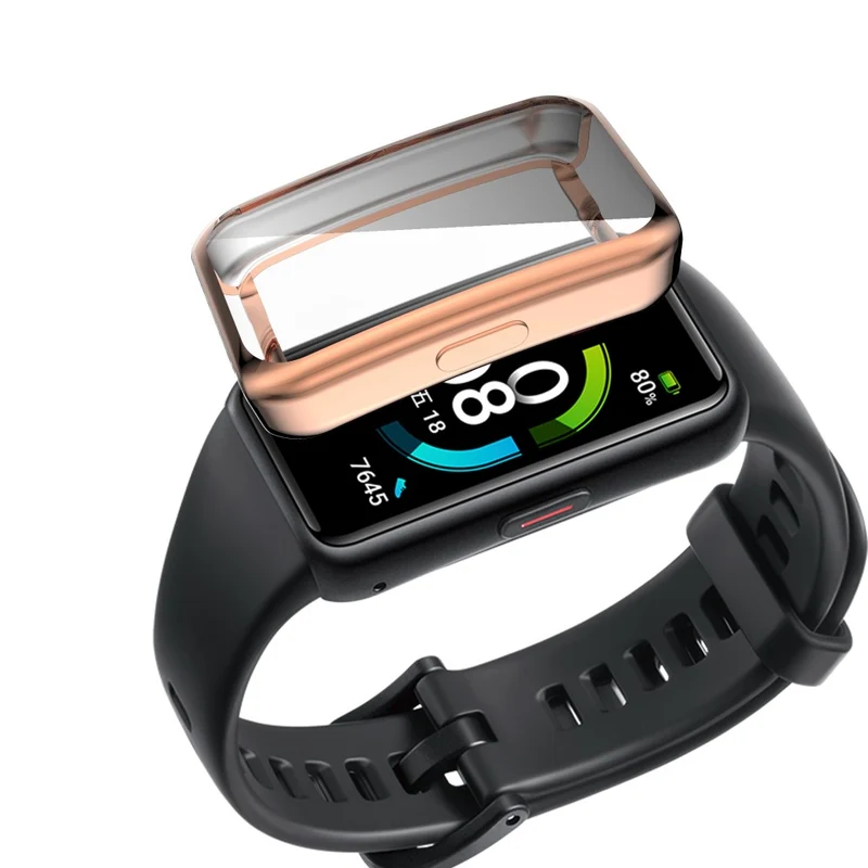 Unglaublich Stylisch Honor Band 6 Silikon / TPU Hülle