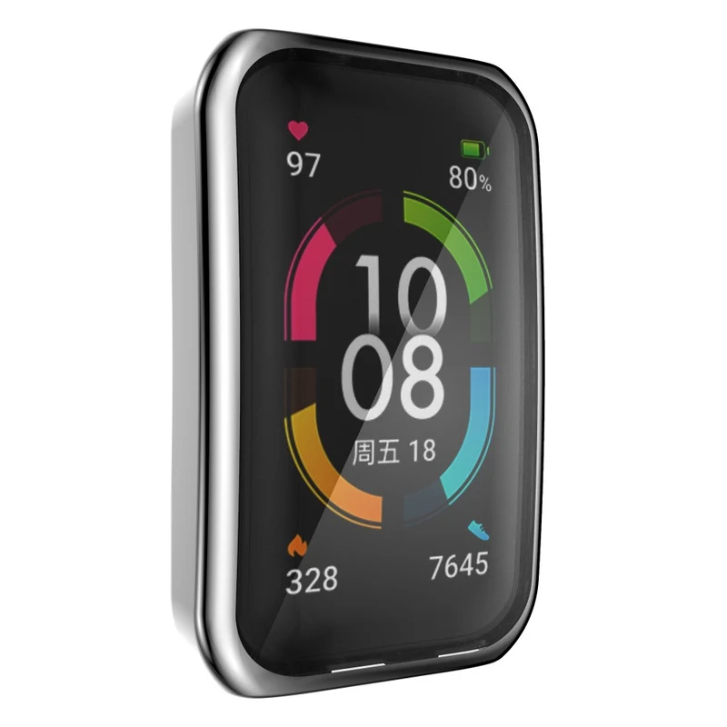 Unglaublich Stylisch Honor Band 6 Silikon / TPU Hülle