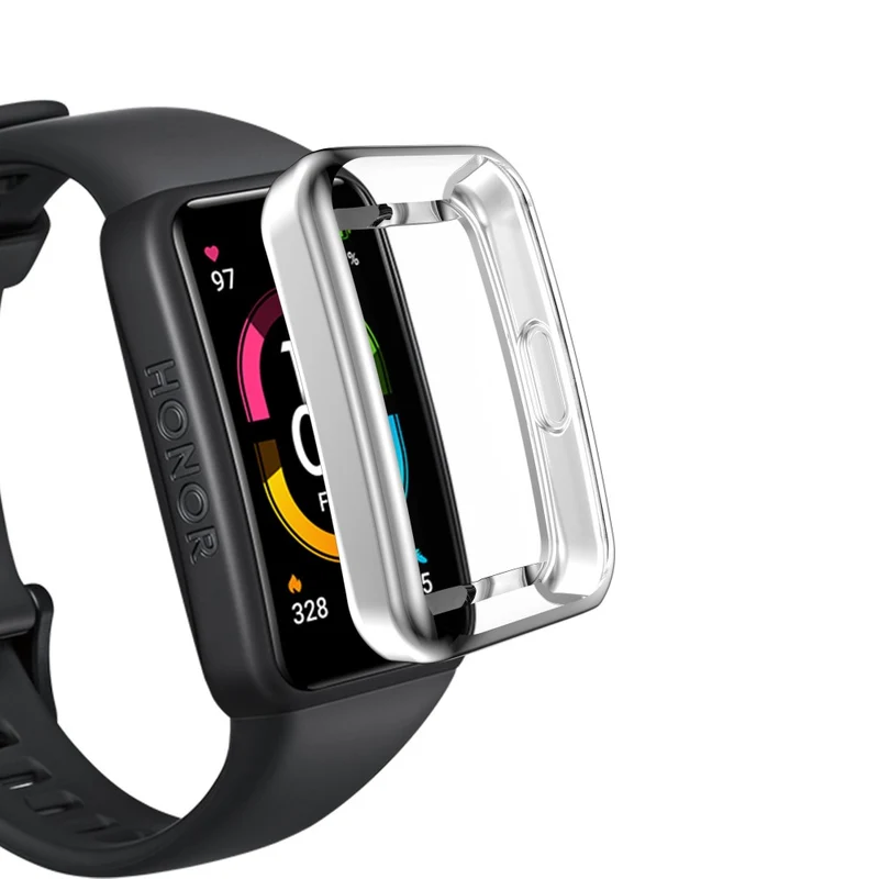 Unglaublich Stylisch Honor Band 6 Silikon / TPU Hülle