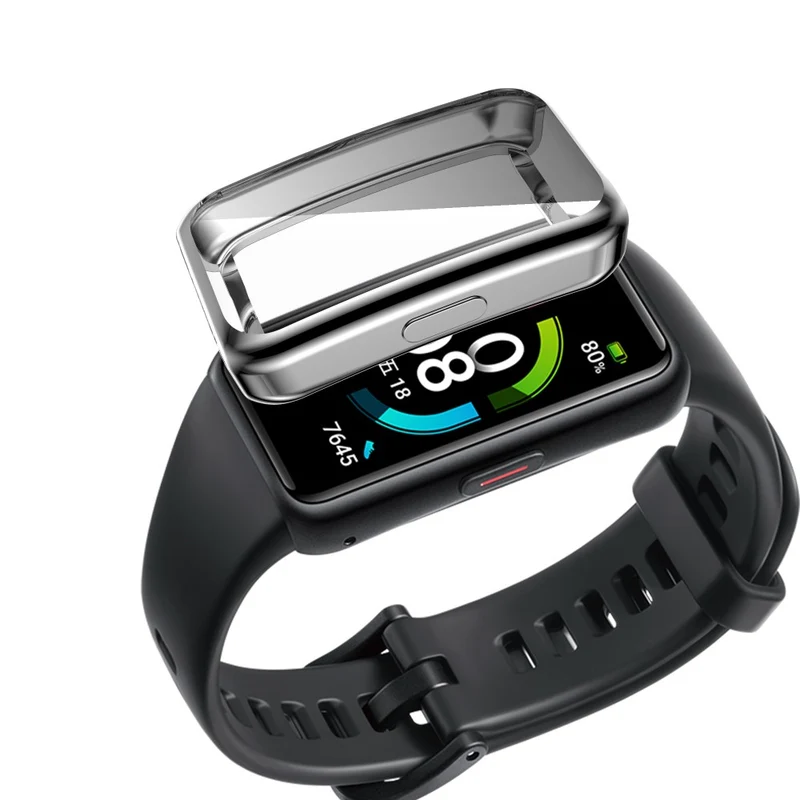 Unglaublich Stylisch Honor Band 6 Silikon / TPU Hülle