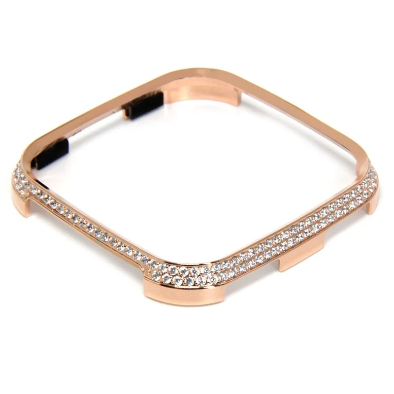 Unglaublich Schön Fitbit Versa 1 Metall und Strass Hülle