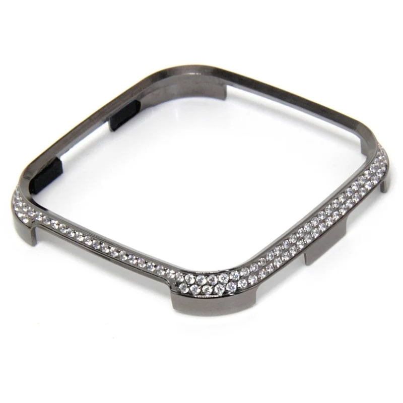 Unglaublich Schön Fitbit Versa 1 Metall und Strass Hülle