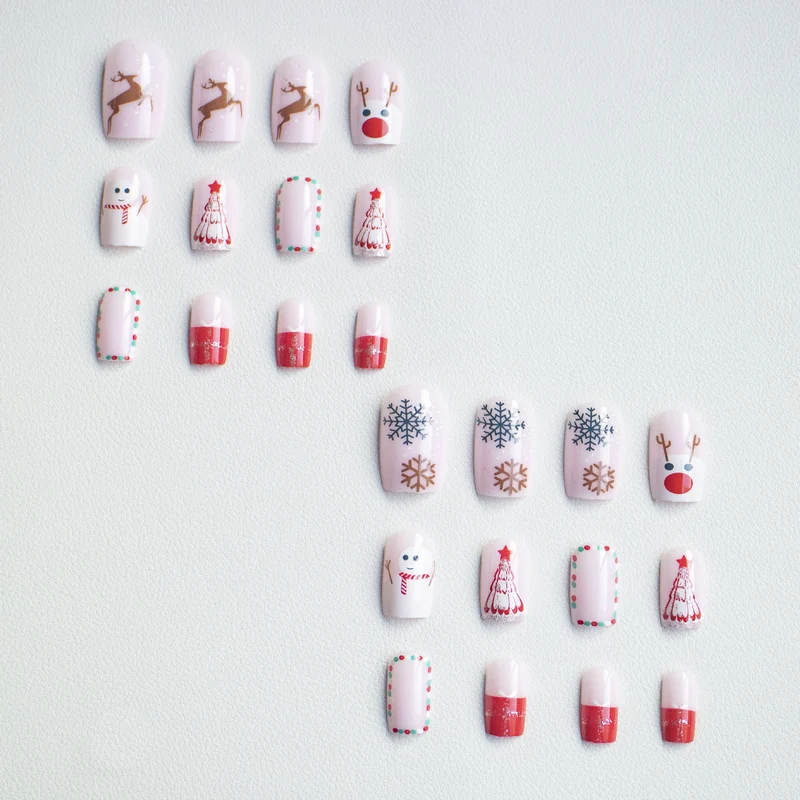 Festliches Feiertags-Nagelkunst-Set