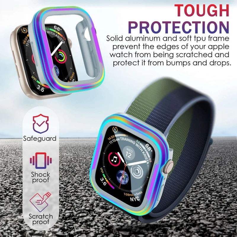 Apple Watch Series 8 (41mm) / Apple Watch Series 7 41mm Metall Universell Bumper