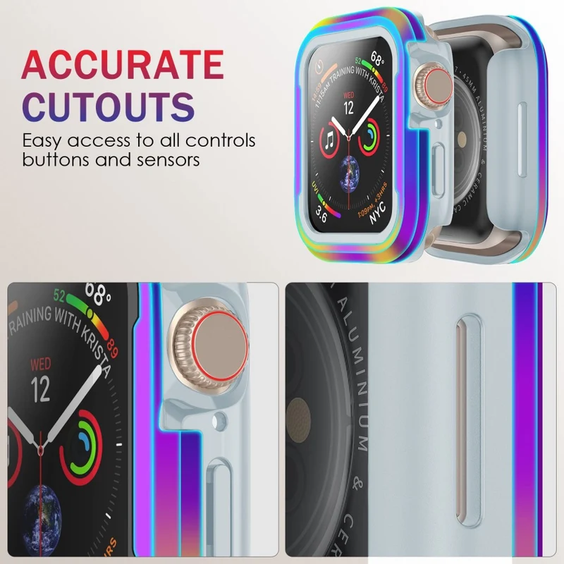 Apple Watch Series 8 (41mm) / Apple Watch Series 7 41mm Metall Universell Bumper