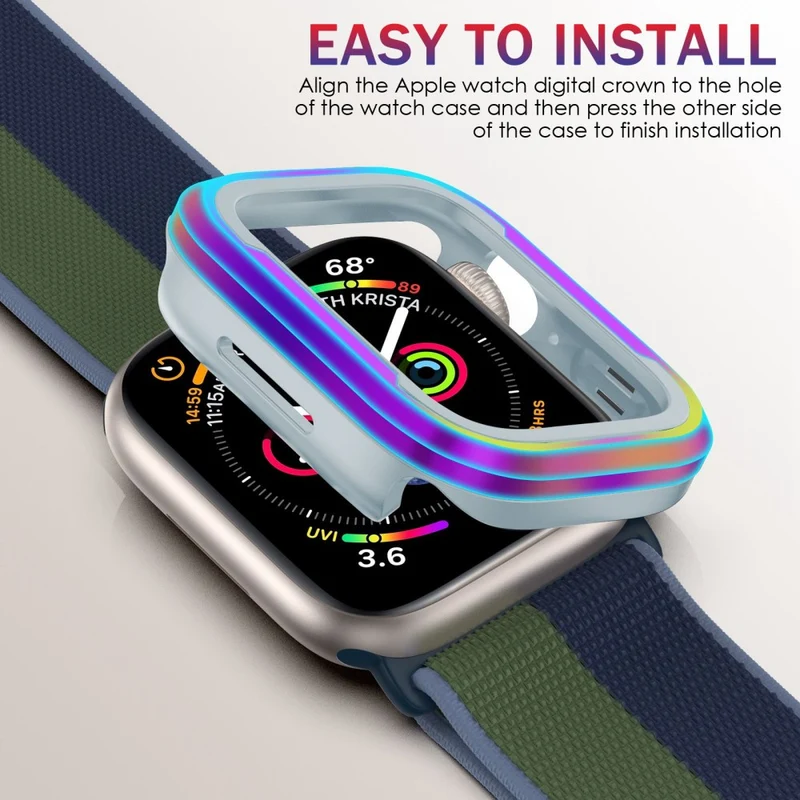 Apple Watch Series 8 (41mm) / Apple Watch Series 7 41mm Metall Universell Bumper