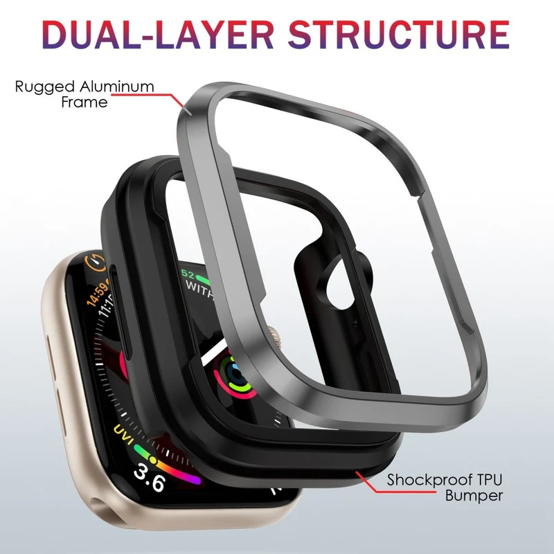 Apple Watch Series 8 (41mm) / Apple Watch Series 7 41mm Metall Universell Bumper