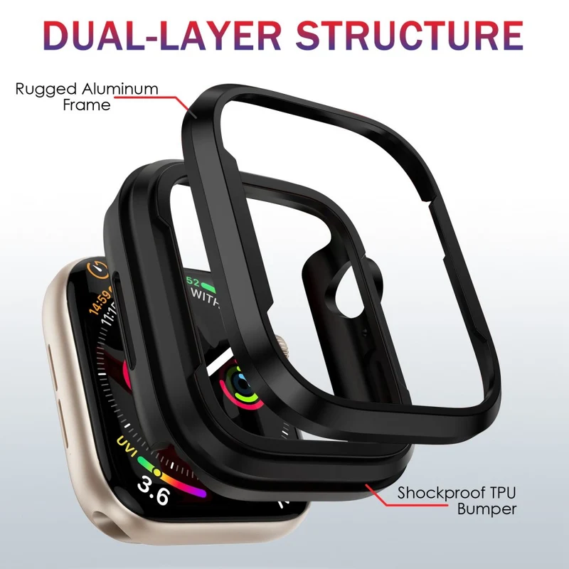 Apple Watch Series 8 (41mm) / Apple Watch Series 7 41mm Metall Universell Bumper