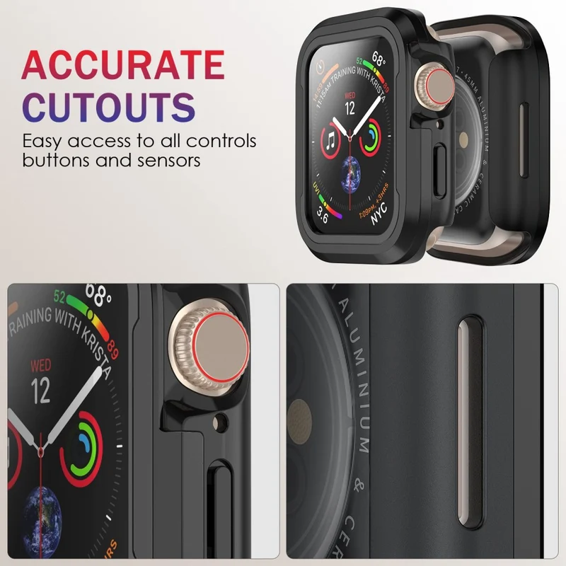 Apple Watch Series 8 (41mm) / Apple Watch Series 7 41mm Metall Universell Bumper