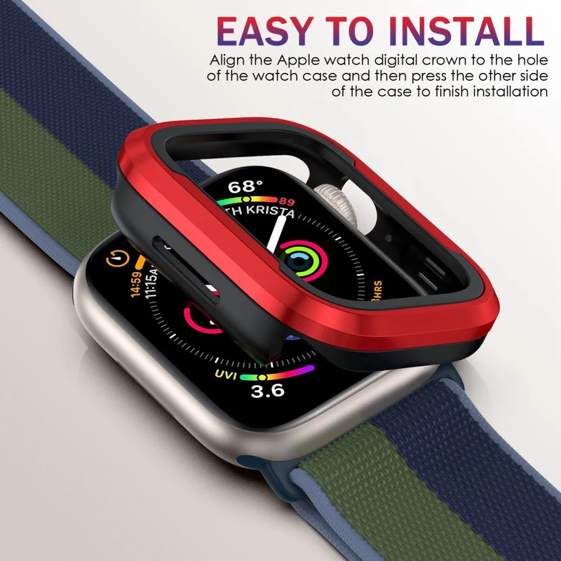 Apple Watch Series 8 (41mm) / Apple Watch Series 7 41mm Metall Universell Bumper