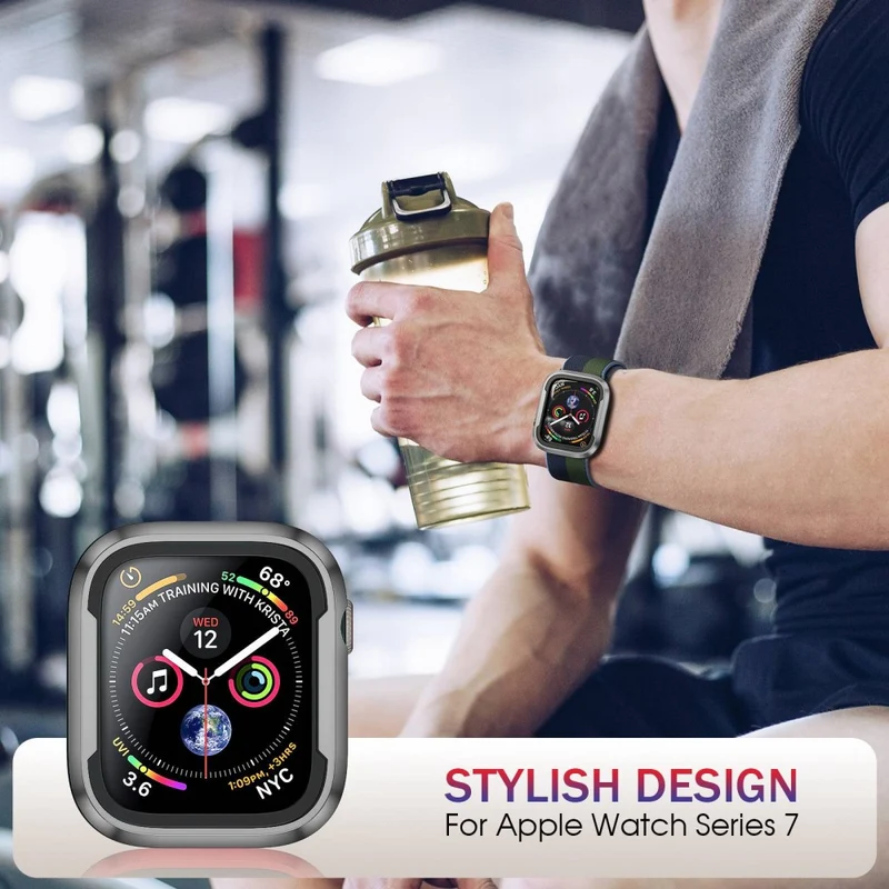 Apple Watch Series 8 (45mm) / Apple Watch Series 7 45mm Metall Universell Bumper