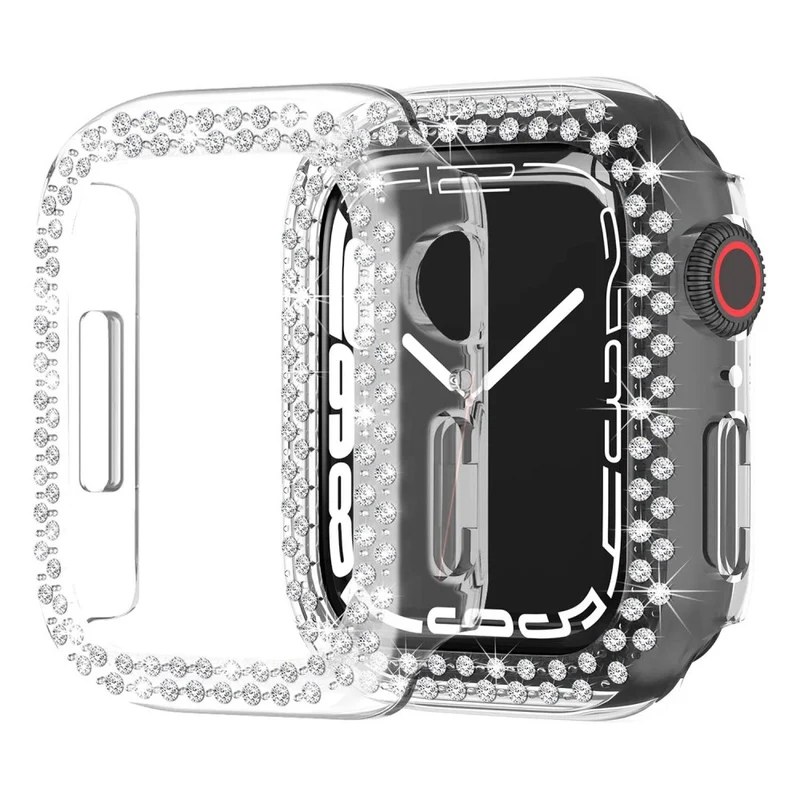 Auffallend Modisch Apple Smartwatch Plastik und Strass Hülle