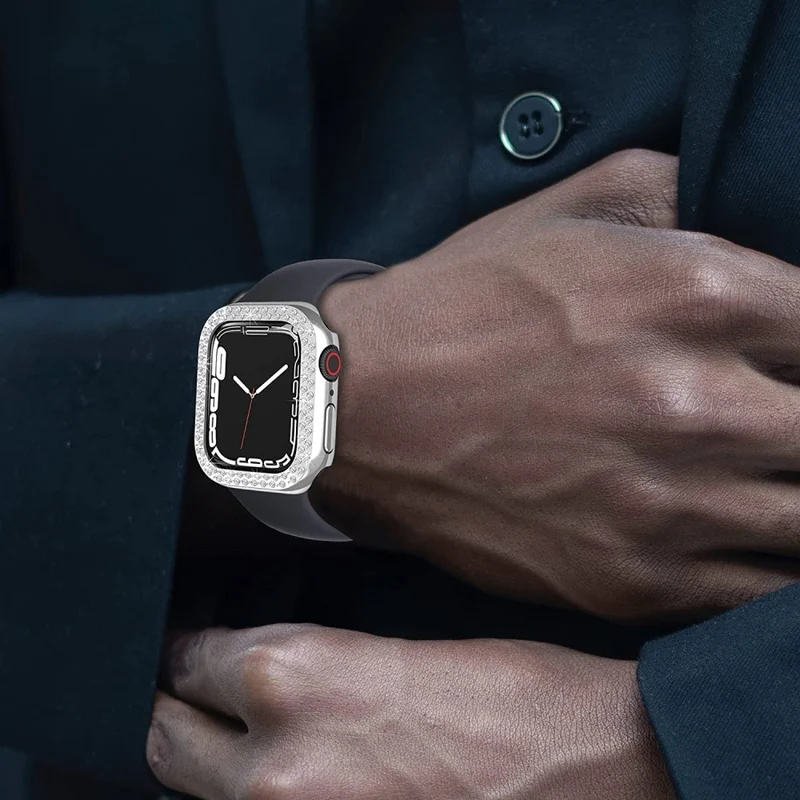Auffallend Modisch Apple Smartwatch Plastik und Strass Hülle