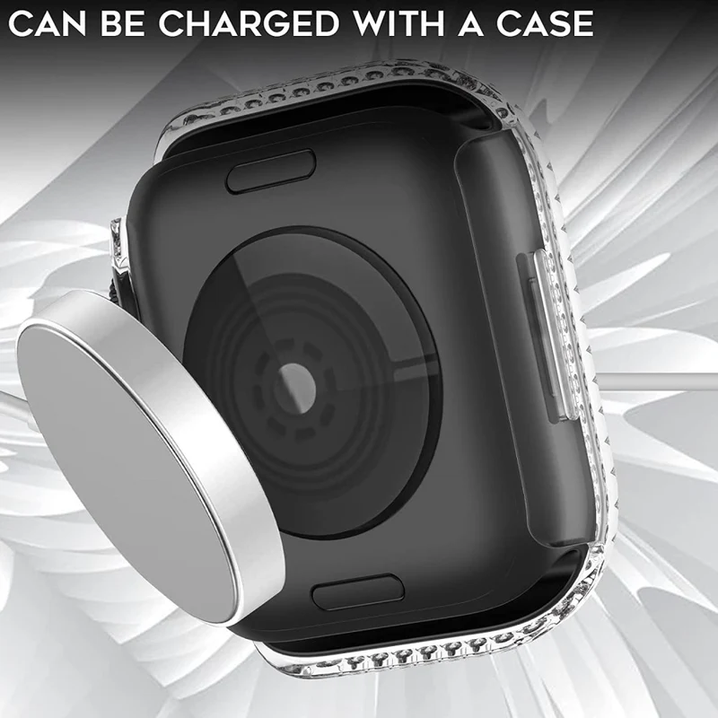 Auffallend Modisch Apple Smartwatch Plastik und Strass Hülle