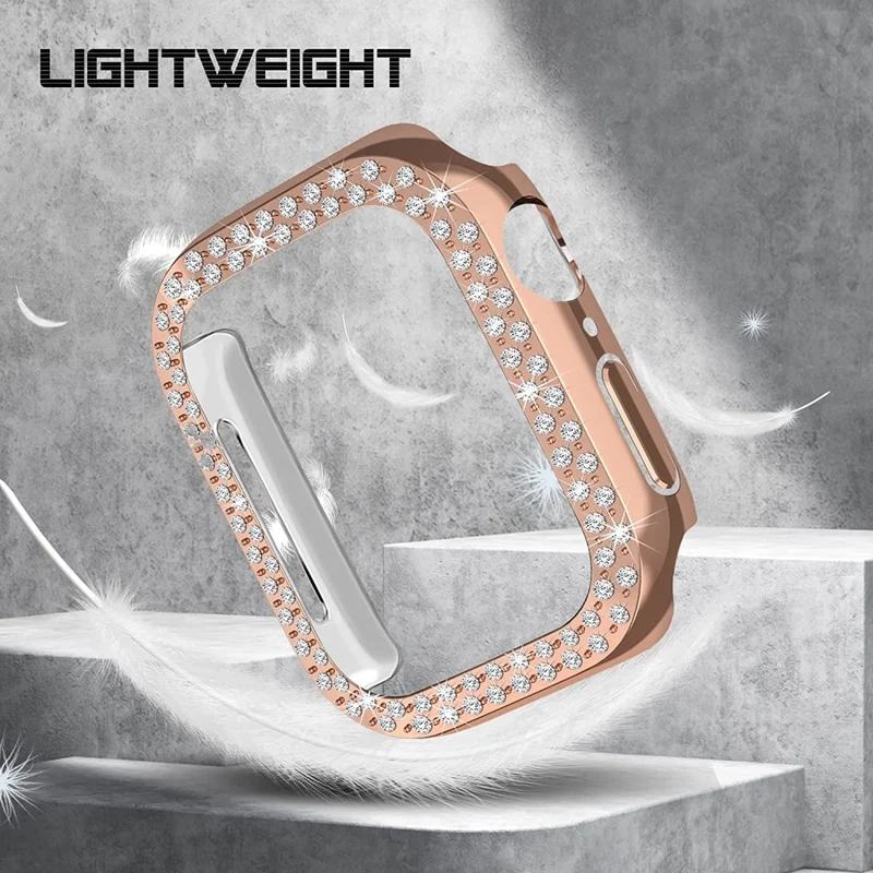 Auffallend Modisch Apple Smartwatch Plastik und Strass Hülle