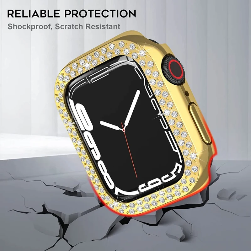 Auffallend Modisch Apple Smartwatch Plastik und Strass Hülle