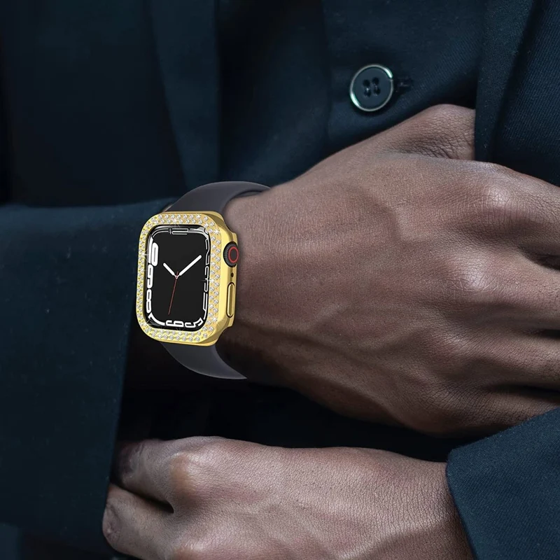 Auffallend Modisch Apple Smartwatch Plastik und Strass Hülle