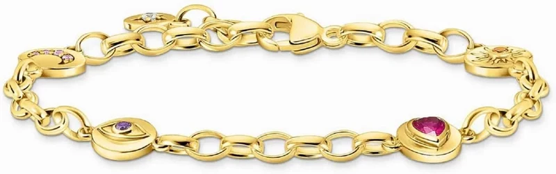 Gliederarmband mit verschiedenen Anhängern - Thomas Sabo Modell: A2138-995-7