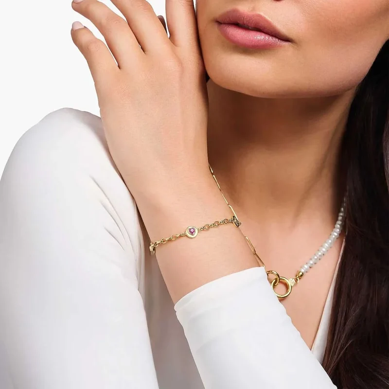 Gliederarmband mit verschiedenen Anhängern - Thomas Sabo Modell: A2138-995-7