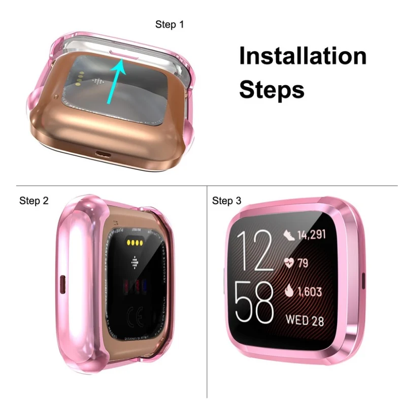 Mega Modisch Fitbit Versa 2 Silikon / TPU Hülle