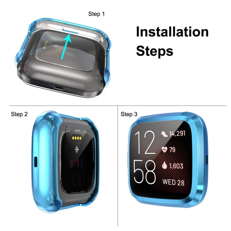 Mega Modisch Fitbit Versa 2 Silikon / TPU Hülle