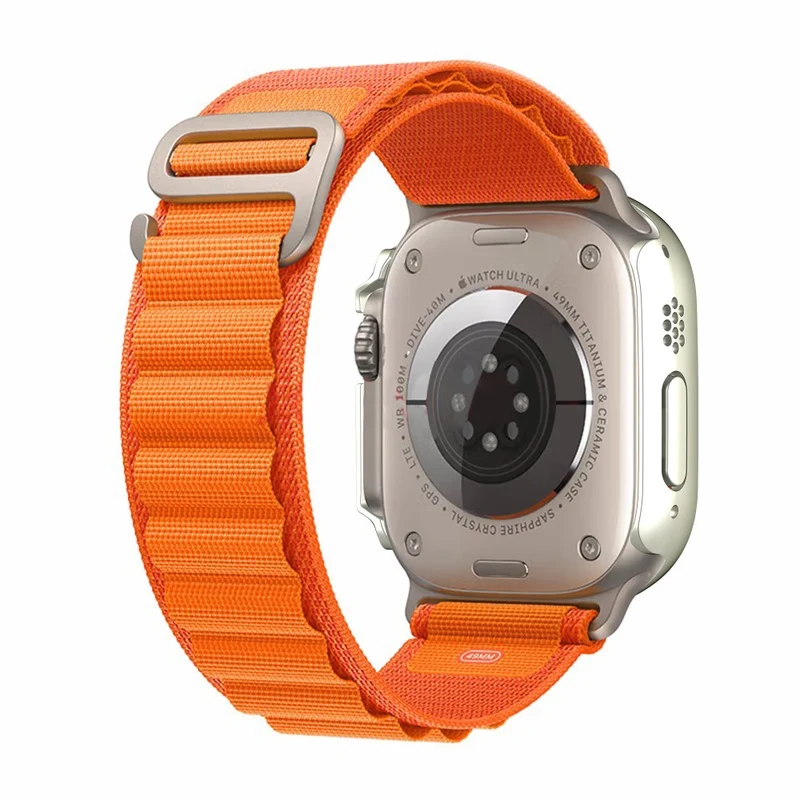 Absolut Modisch Apple Watch Ultra Hülle mit Displayschutz in Plastik und Gehärtetes Glas