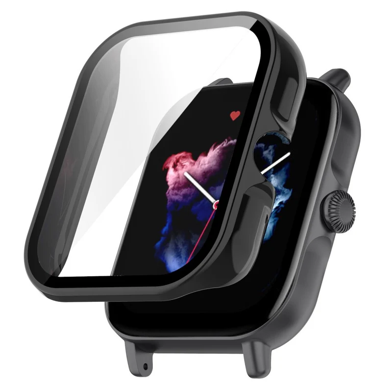 Auffallend Stilvoll Amazfit GTS 3 Plastik und Glas Hülle