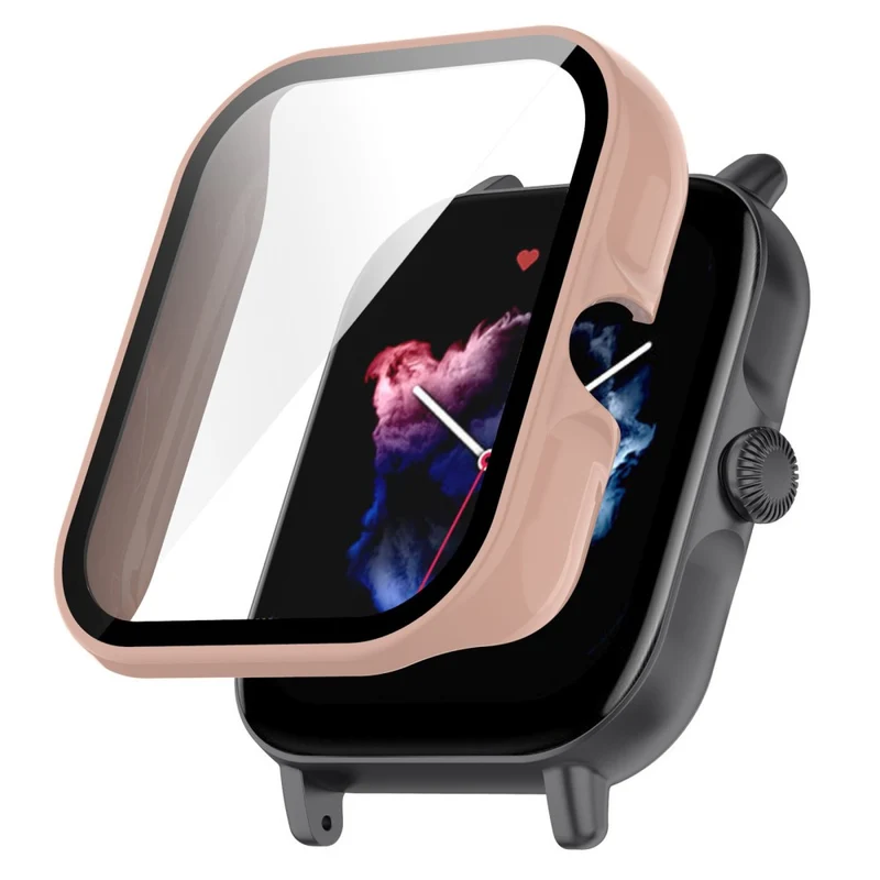 Auffallend Stilvoll Amazfit GTS 3 Plastik und Glas Hülle