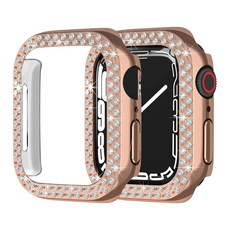 Auffallend Nett Apple Smartwatch Plastik und Strass Hülle