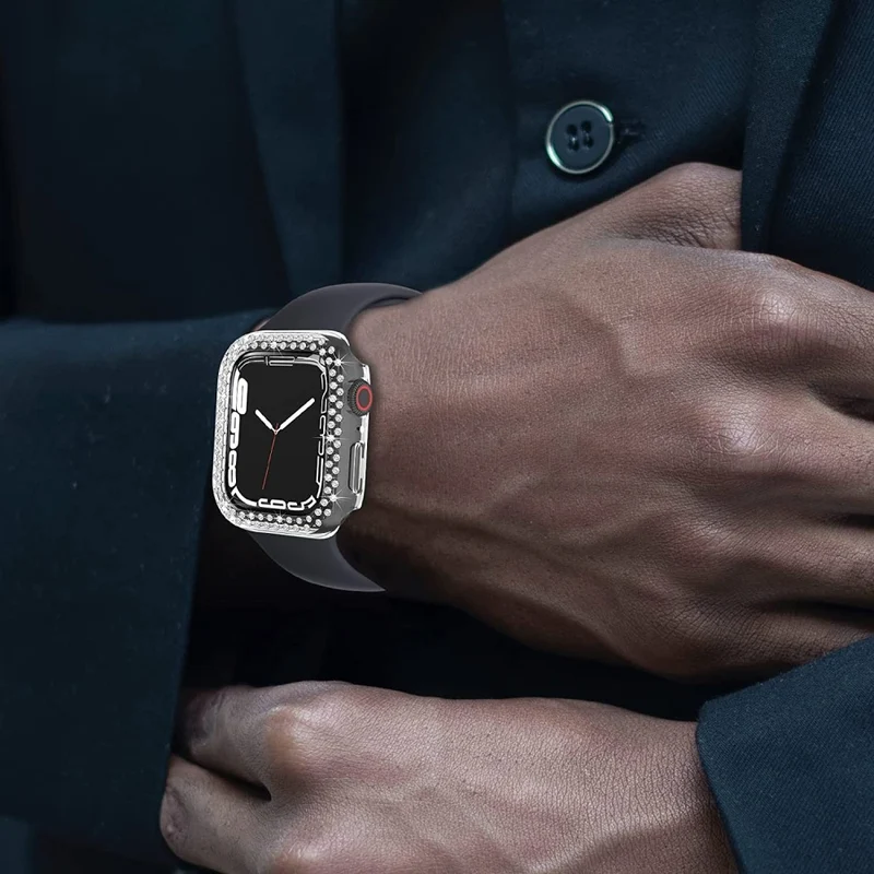 Auffallend Nett Apple Smartwatch Plastik und Strass Hülle