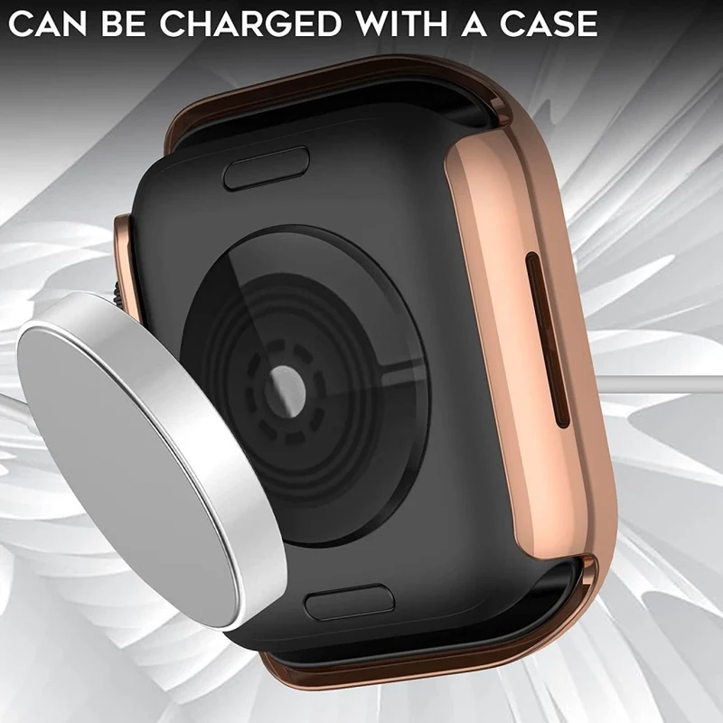 Auffallend Nett Apple Smartwatch Plastik und Strass Hülle