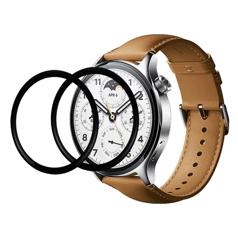 2stück Xiaomi Watch S1 Pro Plastik HD Universell Displayschutz
