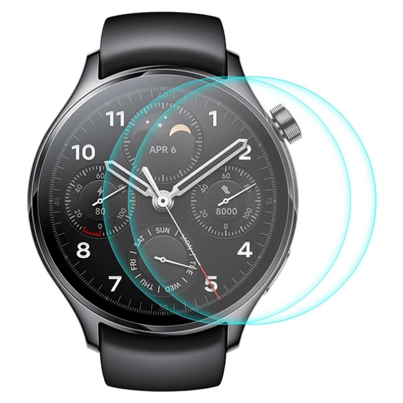 2stück Xiaomi Watch S1 Pro Gehärtetes Glas HD Universell Displayschutz