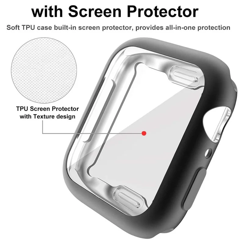 Absolut Stylisch Apple Watch Series 7 45mm Silikon / TPU Hülle