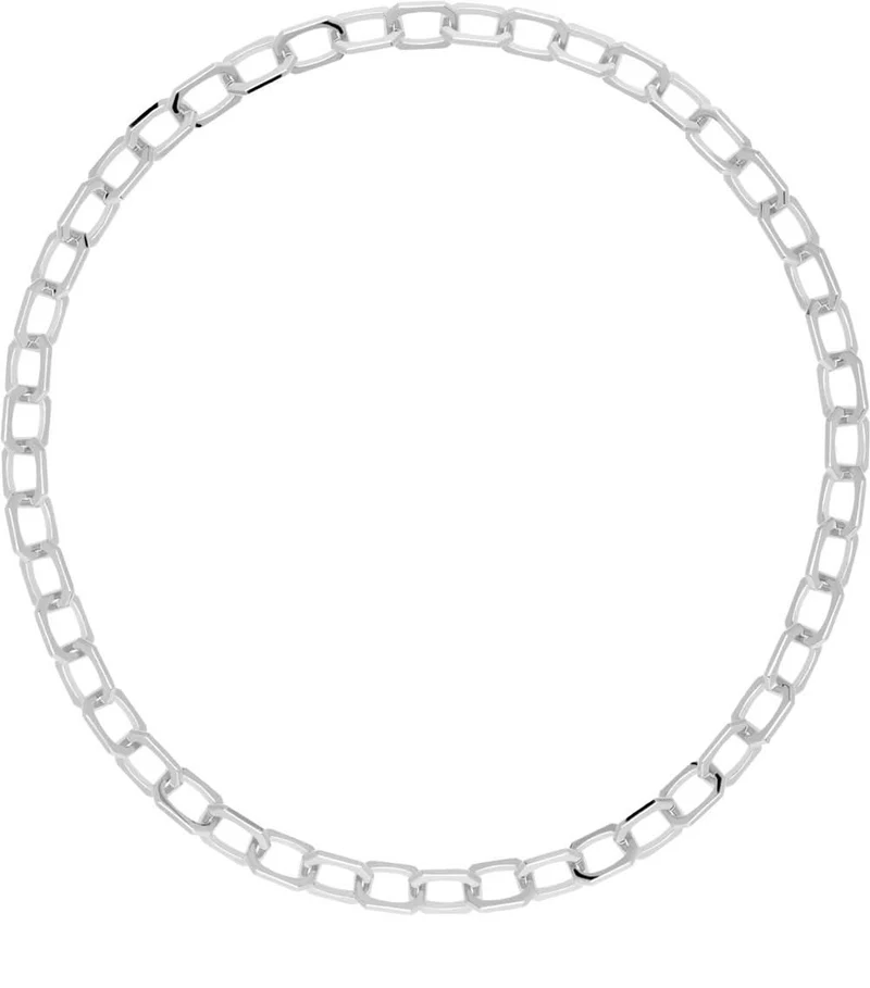 Small Signature Chain Halskette - 925 Sterling Silber