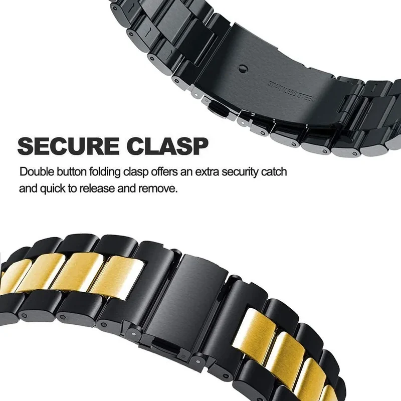 Xiaomi Watch S5 Stahlarmband (Schwarz/Gold)