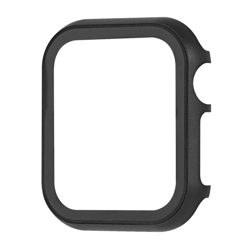 Mega Stylisch Apple Smartwatch Universell Hülle mit Displayschutz in Metall und Gehärtetes Glas