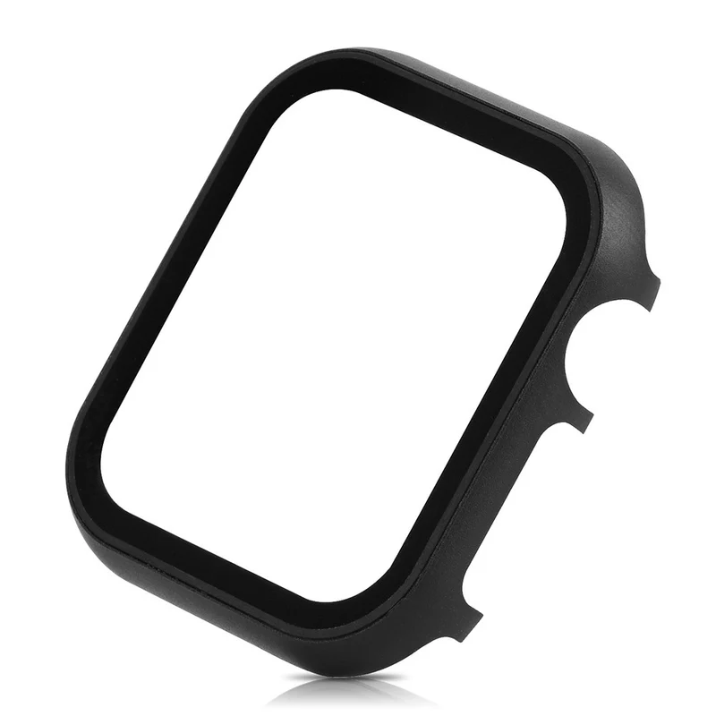 Mega Stylisch Apple Smartwatch Universell Hülle mit Displayschutz in Metall und Gehärtetes Glas